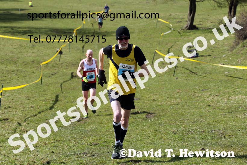 Masters men 2021 NECAA Cross Country Relays, Thornley Farm, Peterlee, Saturday, April 10th. Photo: David T. Hewitson/Sports for All Pics
